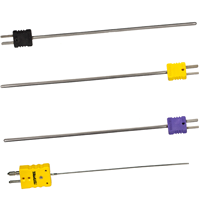 Thermocouple Probes with Attached Connectors